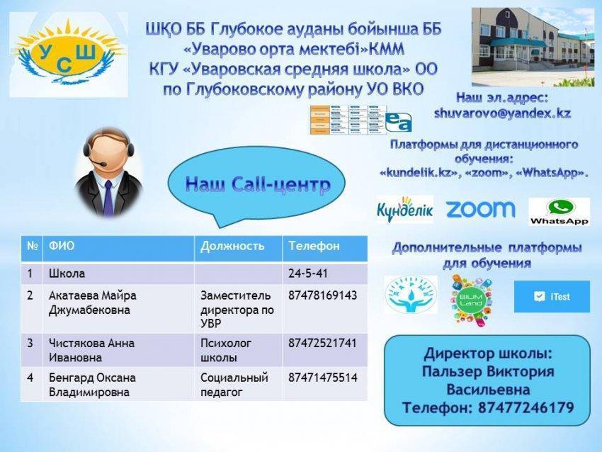 CALL-центр школы