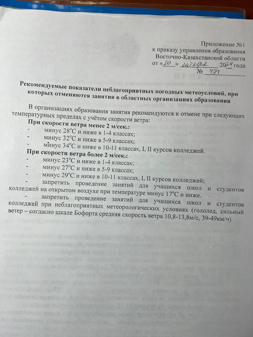 Температурный режим