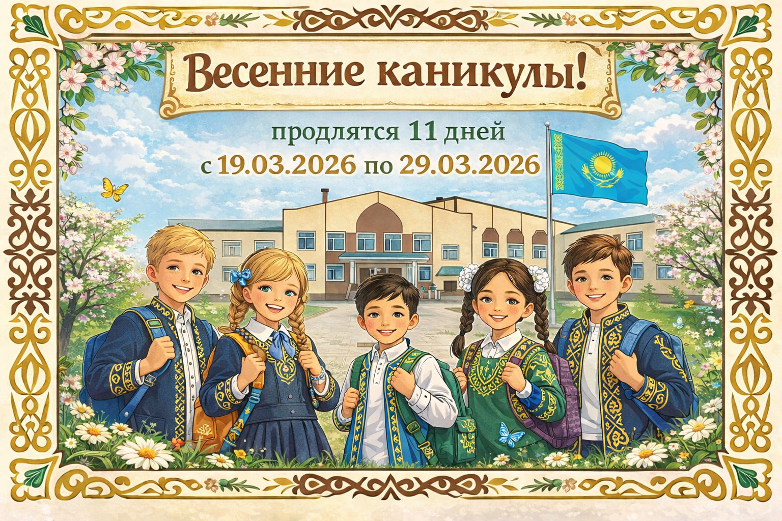 Весенние каникулы
